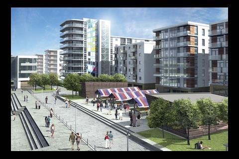The piazza will host events such as markets